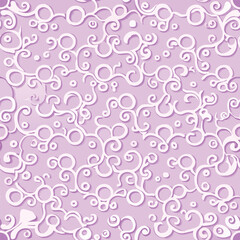 Ethnic style ornament seamless vector pattern, isolated white background 