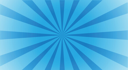Blue Sunburst background, Voctor graphics illustration .