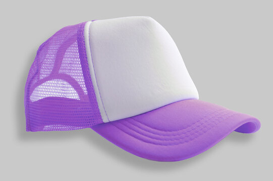 mock up gorra morada
