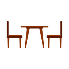 Fototapeta premium Dining table icon