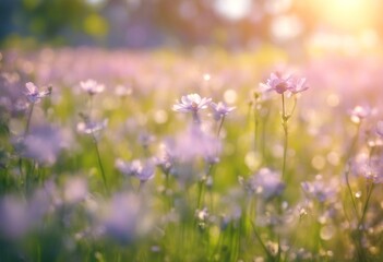 Fototapeta premium sunny abstract art sky fresh background spring sun flower g summer landscape nature