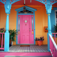 house on the coast of the sea