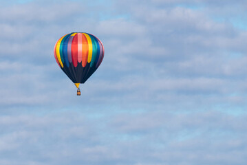 Hot Air Balloon and Clouds