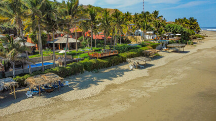 beautiful city Máncora, Piura, Peru