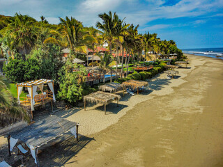 beach in the city of Máncora, Piura, Peru