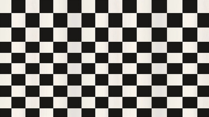 A checkered pattern with black and white squares
