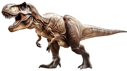 Fototapeta premium A tyrannosaurus rex isolated on white background