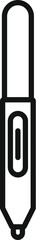 Fototapeta premium Electronic pen icon representing digital drawing and writing on tablet device