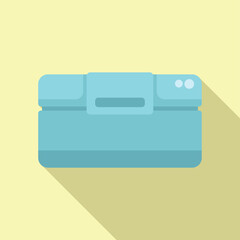 Portable freezer box, appliance for keeping food cold during a camping trip