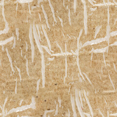 Seamless 4k photo texture of duct taped cardboard paper material.