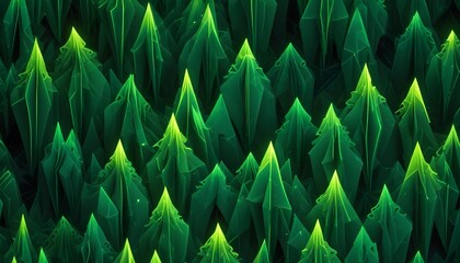 Clear Plain Shiny Warm Soft Vintage Bokeh Cloudy Wave Like Geometric Green Background or Texture