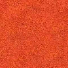 Seamless 4k photo texture photo of orange or red colored suede leather material.