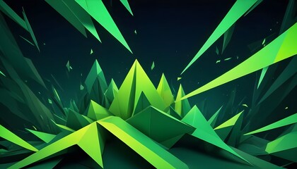 Clear Plain Shiny Warm Soft Vintage Bokeh Cloudy Wave Like Geometric Green Background or Texture