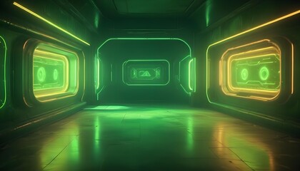 Clear Plain Shiny Warm Soft Vintage Bokeh Cloudy Wave Like Geometric Green Background or Texture