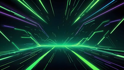 Clear Plain Shiny Warm Soft Vintage Bokeh Cloudy Wave Like Geometric Green Background or Texture