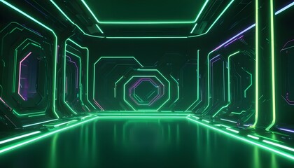 Clear Plain Shiny Warm Soft Vintage Bokeh Cloudy Wave Like Geometric Green Background or Texture