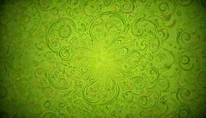 Clear Plain Shiny Warm Soft Vintage Bokeh Cloudy Wave Like Geometric Green Background or Texture