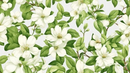 The beauty of the Apple Blossom flower pattern brings a feeling of freshness and happiness, creating the perfect backdrop for special moments.