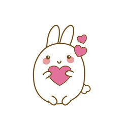 Cute rabbit kawaii