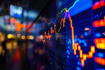 A heat map stock market chart visualizing sector performance and relative strength