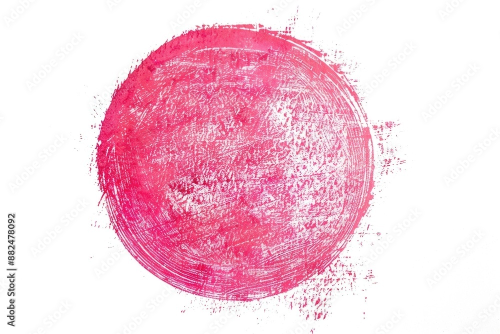 Poster close-up shot of a pink object on a white surface