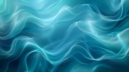 Obraz premium Abstract shape glowing with curvy neon lines on a blue background.