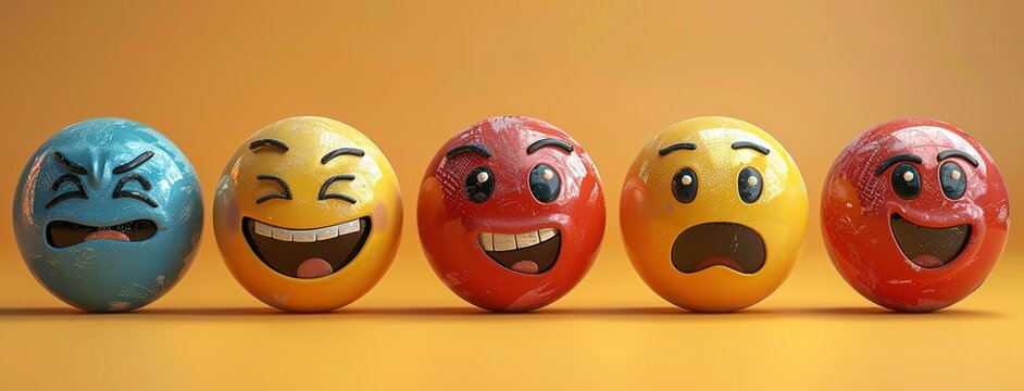 Diverse Design Angles: Comprehensive 3D Emoji Collection