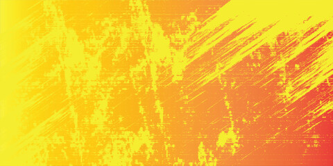 Abstract yellow frame on light background. Sports design in grunge style. Illustration for sports, athletics, training, exercise, etc.
