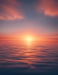 Fototapeta premium heaven of aven orange gradient sunset dawn sky evening gradual morning background smooth vertical sunrise gold color majestic idylli blue scenic