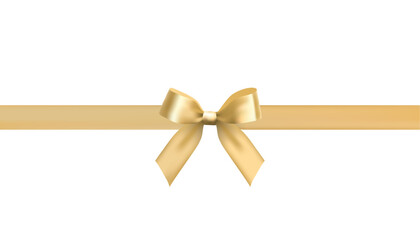 gold bow design material