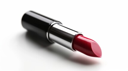 Fototapeta premium Closed lipstick isolated on white background