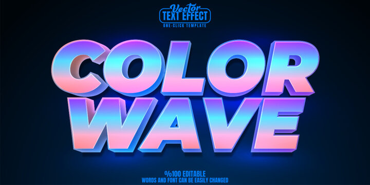 Party editable text effect, customizable music and dj 3d font style