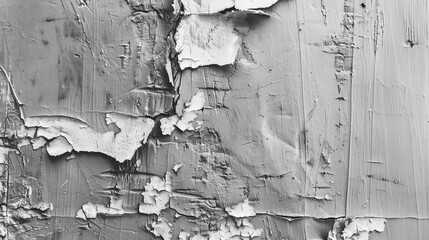 Weathered paint peeling off a wooden surface in large flakes