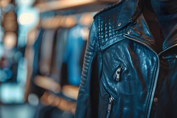 Elegant brown leather cowboy jacket, a classic fashion accessory, are isolated on a dark background