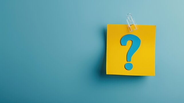 The yellow sticky note