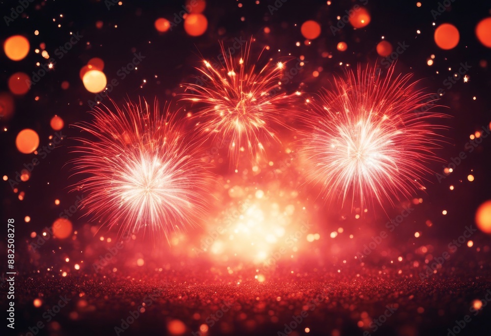 Poster copy space firework blur text light abstract fireworks background black event free