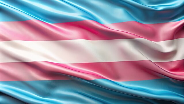 Transgender pride flag with horizontal light blue, pink, and white stripes , transgender, pride, flag, community