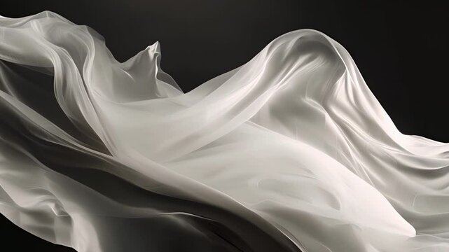 As the wind changes direction the tablecloth swirls and twirls creating a mesmerizing dance.