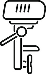 Outboard motor boat engine providing power for marine propulsion