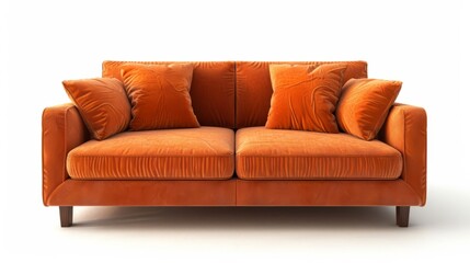 Modern comfortable furniture and sofa stock photo Sofa, White Background, Cut Out, Pillow, Furniture