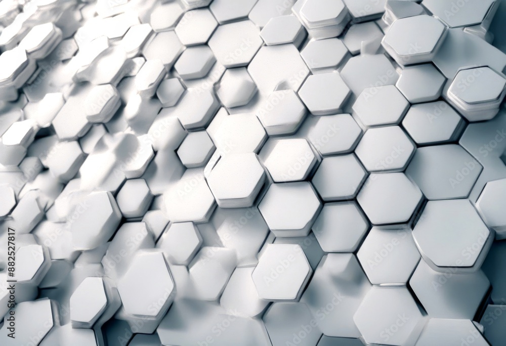 Aufkleber futuristic copy abstract geometric background hexagonal white text wallpaper backdrop xagons space h