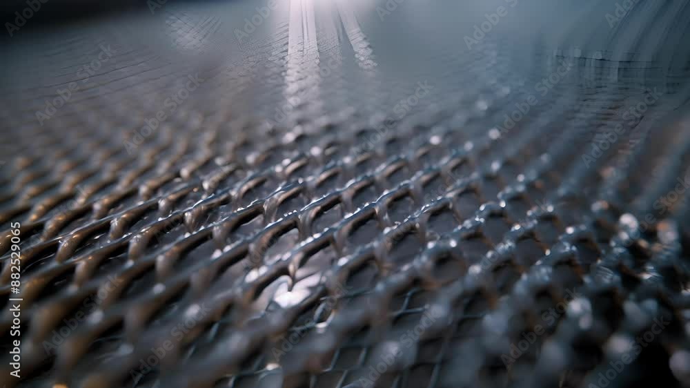 Poster fine meshlike material covers the surface of the air filter ensuring that even the smallest of parti