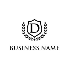 letter D law firm concept