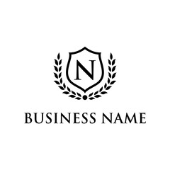 letter N law firm concept