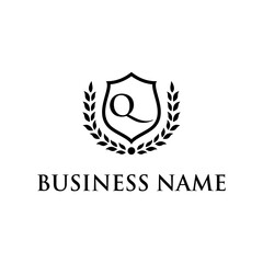 letter Q law firm concept