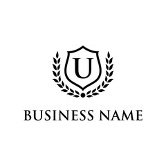 letter U law firm concept