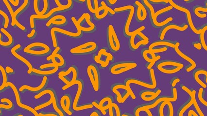 Orange texture with purple background