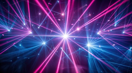 Fototapeta premium Neon Laser Show