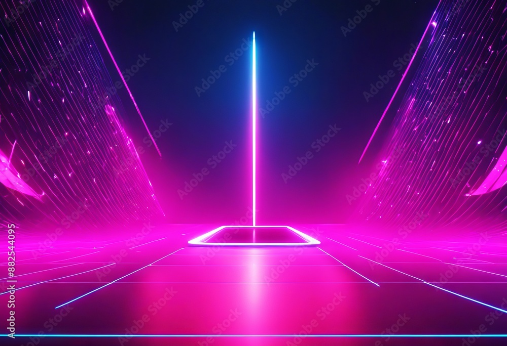 Aufkleber geometric colorful render background arrow 3d abstract sign ascending three dimensional direction li