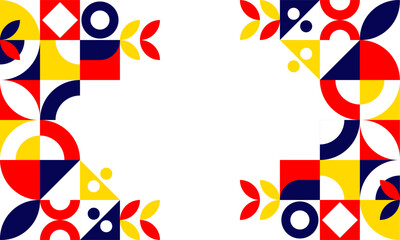 abstract mosaic flat design background